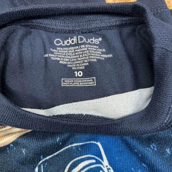 Cuddl Duds Children’s Pajama Set, Size 10 - Picture 5 of 6